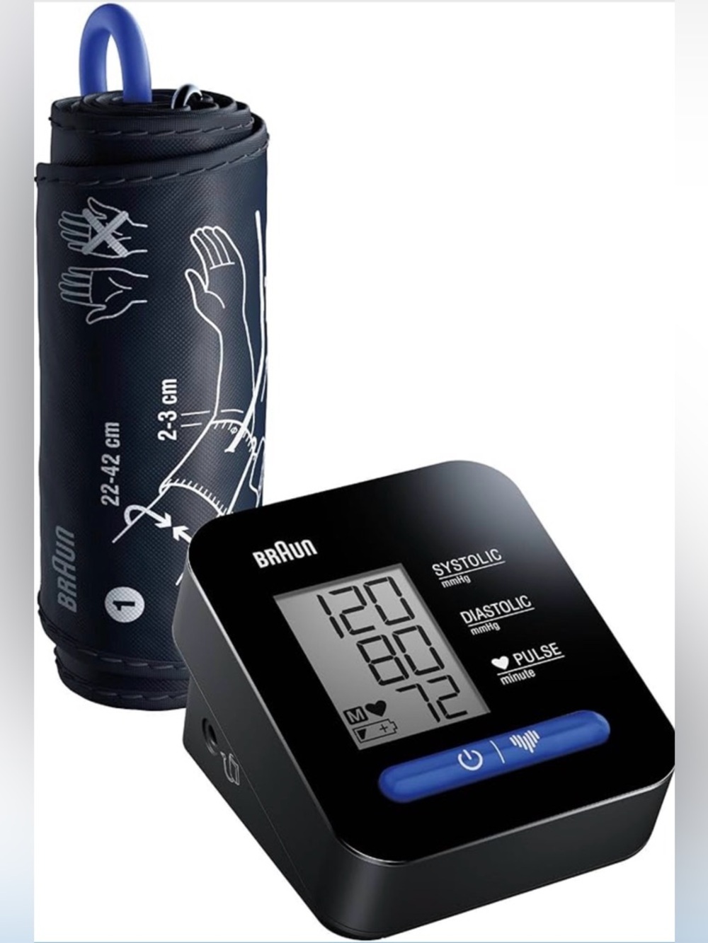 Braun ExactFit 1 Upper Arm Digital Blood Pressure Monitor (NEW)